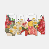 Romantische Vintage Flora-Favor-Box Geschenkschachtel (Ungefaltet)