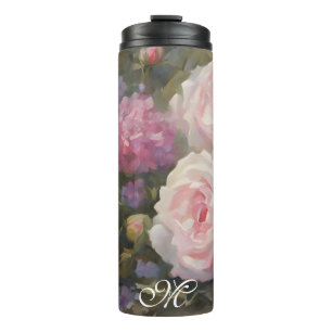 Romantische Vintage Florals Thermosbecher