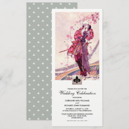 Romantische Vintage Hochzeit Einladung