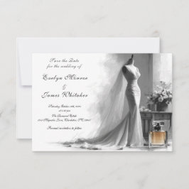 Romantische Vintage Hochzeit Speichern Sie das Dat Save The Date