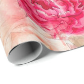 *~* Romantische Vintage klassische rustikale Blume Geschenkpapier (Rolleneckpunkt)