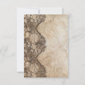 Romantische Vintage Landspitze Save The Date (Rückseite)