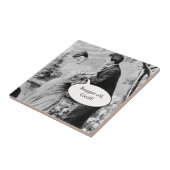 Romantische Vintage Liebhaber auf dem Schiff Fliese (Seite)