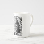 Romantische Vintage Liebhaber auf dem Schiff Porzellantasse (Vorderseite Rechts)