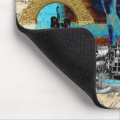 Romantische Vintage Paris-Collage Mousepad (Ecke)