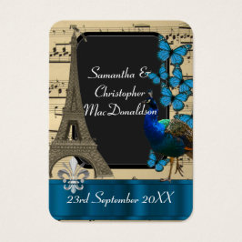 Romantische Vintage Paris Gastgeschenk Hochzeit da