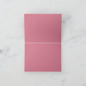 Romantische Vintage Retro-Rose Sitzplätze Karten (Innenseite)