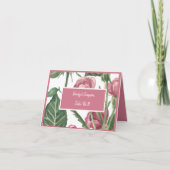 Romantische Vintage Retro-Rose Sitzplätze Karten (Vorderseite)