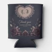 Romantische Vintage Rose. Dosenkühler (Vorderseite)