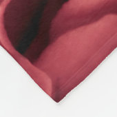 Romantische Vintage Rose Fleecedecke (Ecke)