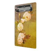 Romantische Vintage Rose Mini Klemmbrett (Gewinkelt2)