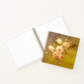 Romantische Vintage Rose Notizblock (Innenseite)