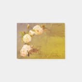 Romantische Vintage Rose Post-it Klebezettel (Vorderseite)