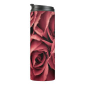 Romantische Vintage Rose Thermosbecher (Nach rechts gedreht)