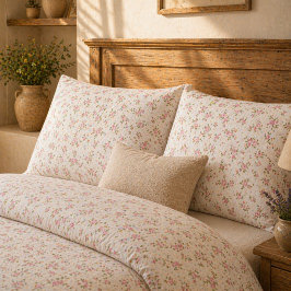 Romantische Vintage-Rosen in Rosa, sanfte Farmhous Kissenbezug