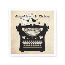 Romantische Vintage Schreibmaschine