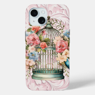 Romantische Vintage Wasserfarbe Blumengeburt Case-Mate iPhone Hülle