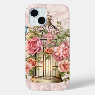 Romantische Vintage Wasserfarbe Blumengeburt Case-Mate iPhone Hülle