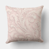 Romantische Vintage Wasserfarbe Blumengeburt Kissen (Rückseite)