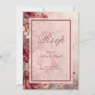 Romantische Vintage whimsical Hochzeit rsvp Save The Date