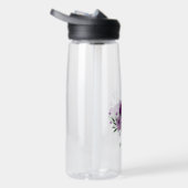 Romantische violette Blumen Trinkflasche (Rechts)