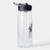 Romantische violette Blumen Trinkflasche (Rechts)