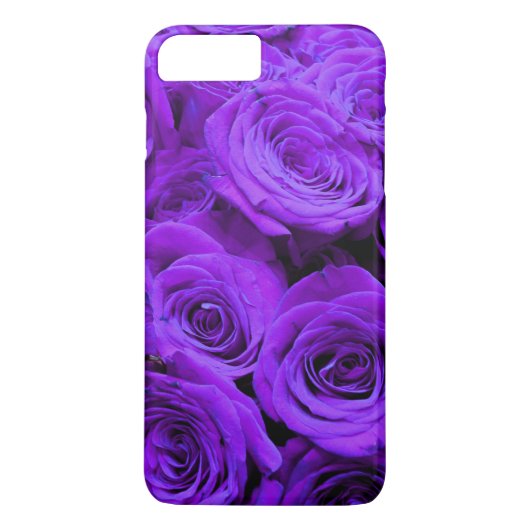 Romantische violette lila Rose, hübscher Rosenbuke Case-Mate iPhone Hülle (Rückseite)