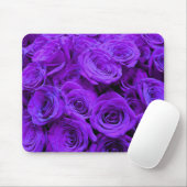 Romantische violette lila Rose, hübscher Rosenbuke Mousepad (Mit Mouse)