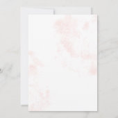 Romantische Vögel Blush Pink Bloral muslimische Ho Save The Date (Rückseite)