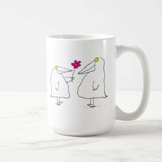 Romantische Vögel Kaffeetasse (Rechts)