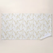 Romantische Vögel Leben ist nur ein Traum  Strandtuch (Vorderseite)