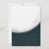 Romantische Vollmondhochzeit Einladung (Rückseite)