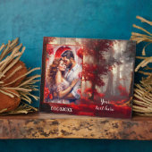 Romantische Waldleidenschaft Ihr Foto Plaque Fotoplatte (Seite)