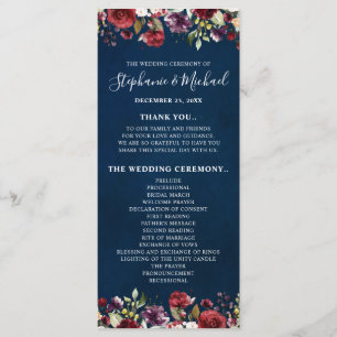 Romantische Wasserfarbe Burgund Rote Marine Rose F Programm