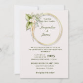 Romantische Wasserfarbe Einladung (Vorderseite)