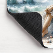 Romantische Wasserfarbe Giro del Malcantone Mousepad (Ecke)