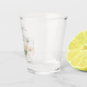 Romantische Wasserfarbe Schnapsglas (Rechts)