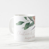 Romantische Wasserfarben Kaffeetasse (Vorderseite Links)