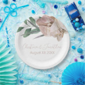 Romantische Wasserfarben Pappteller (Party)