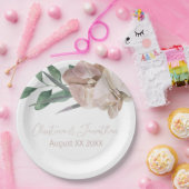 Romantische Wasserfarben Pappteller (Party)