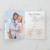 Romantische Wasserfarben Rosen und Kalligraphie Programm (Innenseite)