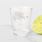 Romantische Wasserfarben Schnapsglas (Rückseite)