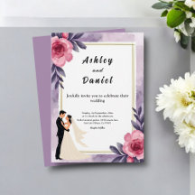 Romantische Wasserfarbenblütenhochzeit