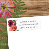 Romantische WasserfarbenBouquet | Hochzeitsadresse