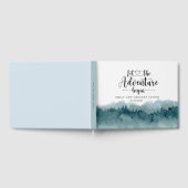 Romantische Wasserfarbenwälder Gästebuch (Voll)