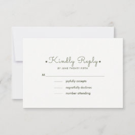 Romantische Watercol Floral Wedding RSVP Cards