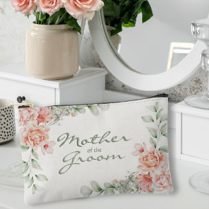 Romantische Weibchen und Korallen Blume Mutter des Zubehörtasche