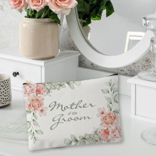 Romantische Weibchen und Korallen Blume Mutter des Zubehörtasche