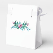 Romantische Weibchenblüte 40. Geburtstag Geschenkschachtel (Rückseite)