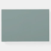 Romantische weiche botanische Hochzeit Gästebuch (Rückseite)